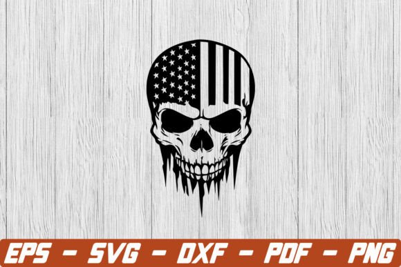 Download Punisher Skull with American Flag Svg - American flag Collection