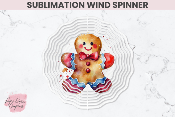 Download Gingerbread Sublimation Wind Spinner - Sublimation wind spinner Collection