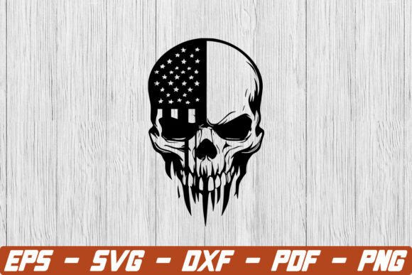 Download Punisher Skull with American Flag Svg - American flag Collection