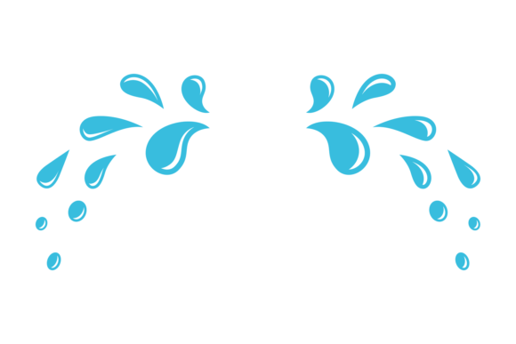 Download Water Drops. Aqua Splash. Falling Cartoo - Falling Collection