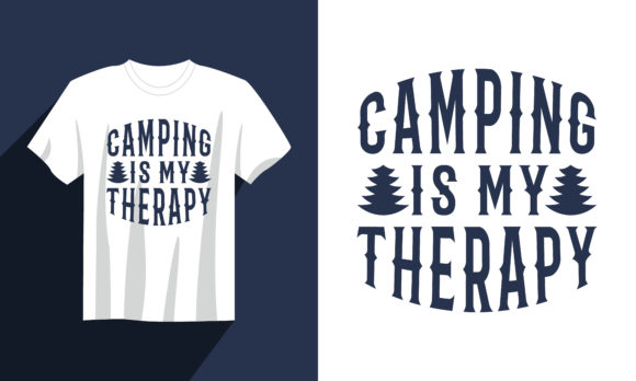 Download Camping T Shirt Camping is My Therapy - Premium Bundle