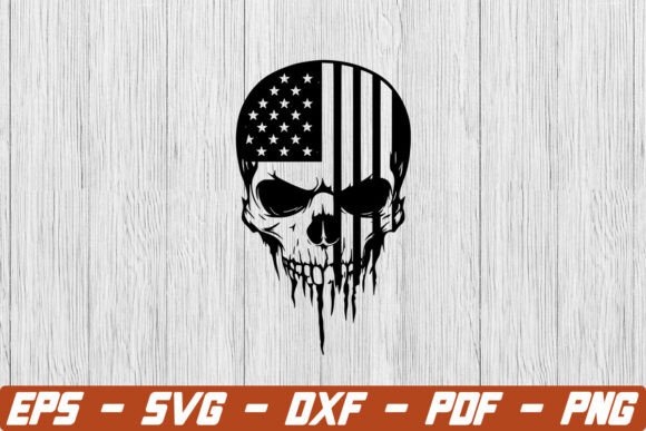 Download Punisher Skull with American Flag Svg - American flag Collection