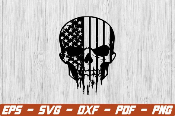 Download Punisher Skull with American Flag Svg - American flag Collection