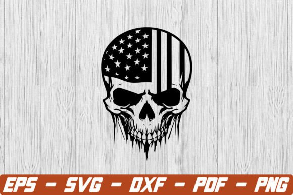 Download Punisher Skull with American Flag Svg - American flag Collection