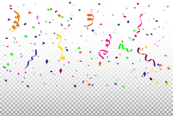 Download Realistic Falling Confetti Background - Falling Collection