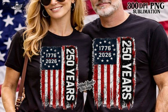 Download 1776–2026 American Flag PNG USA 250 Year - American flag Collection