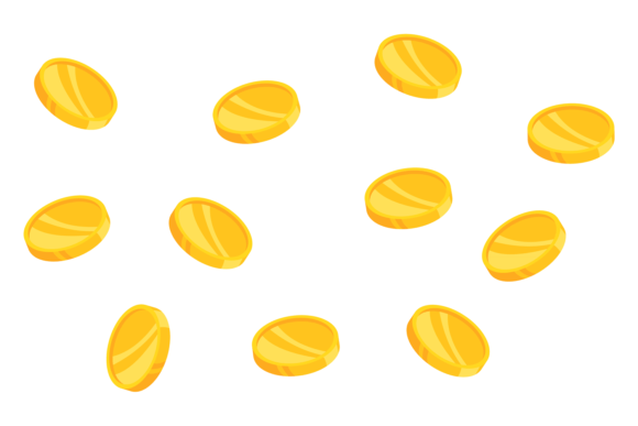 Download Money Rain. Falling Golden Coins. Wealth - Falling Collection