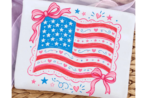 Download Coquette American Flag Png, 4th of July - American flag Collection