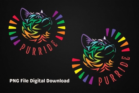 Download Purride, Funny Cat Gay Pride LGBTQ PNG - Funny Collection