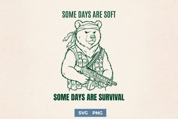 Download Funny Survival Bear Sarcastic SVG PNG - Funny Collection