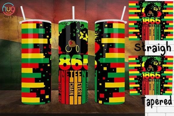 Download Juneteenth Tumbler 20oz Skinny Tumbler - Tumbler 20oz Collection