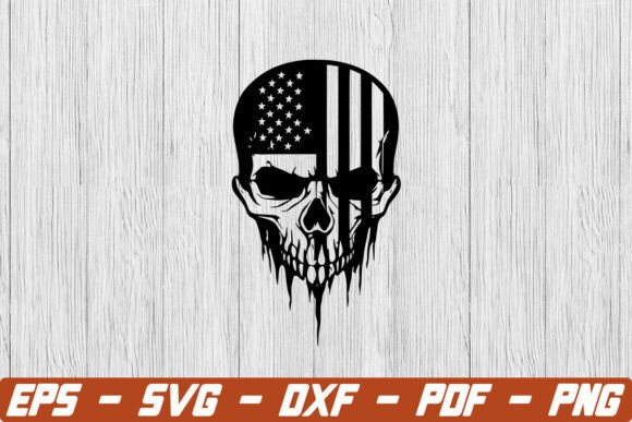 Download Punisher Skull with American Flag Svg - American flag Collection