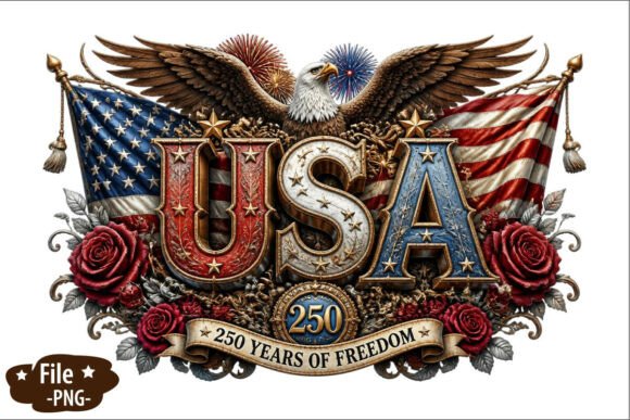 Download Patriotic Eagle American Flag Png - American flag Collection