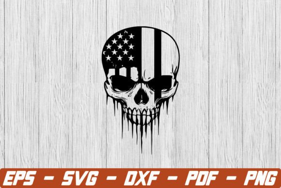 Download Punisher Skull with American Flag Svg - American flag Collection