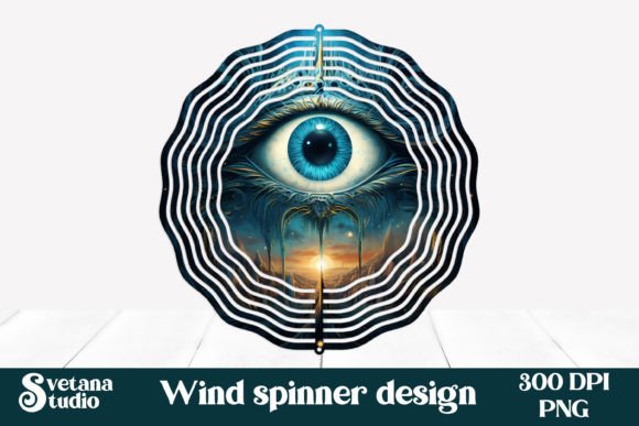 Download Magical Eye Sublimation Wind Spinner - Sublimation wind spinner Collection