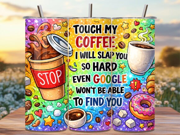 Download Funny Coffee Quote PNG Tumbler Wrap - Funny Collection
