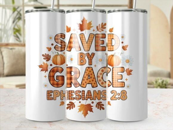 Download Saved by Grace Tumbler 20oz Tumbler PNG - Tumbler 20oz Collection