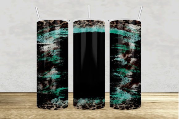 Download Leopard Seafoam Western Tumbler 20oz - Tumbler 20oz Collection