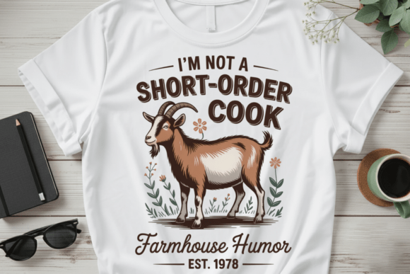 Download Funny Farmhouse Goat Humor Shirt PNG - Funny Collection