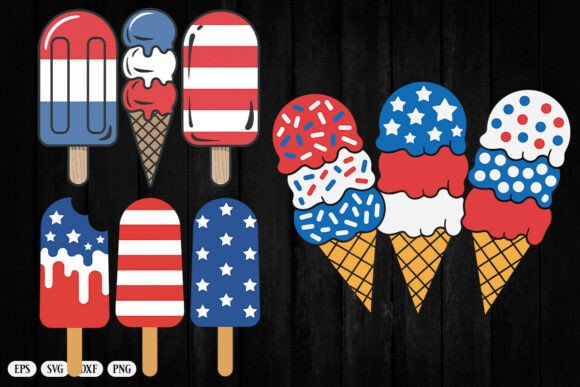 Download Popsicle American Flag Patriotic SVG - American flag Collection