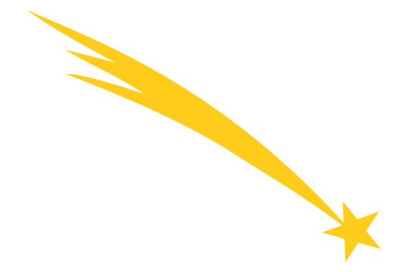 Download Shooting Star Icon. Yellow Falling Meteo - Falling Collection